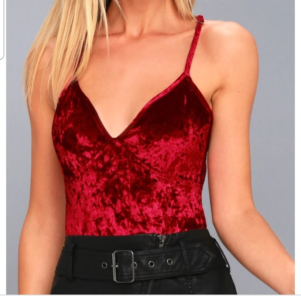 Velvet bodysuits